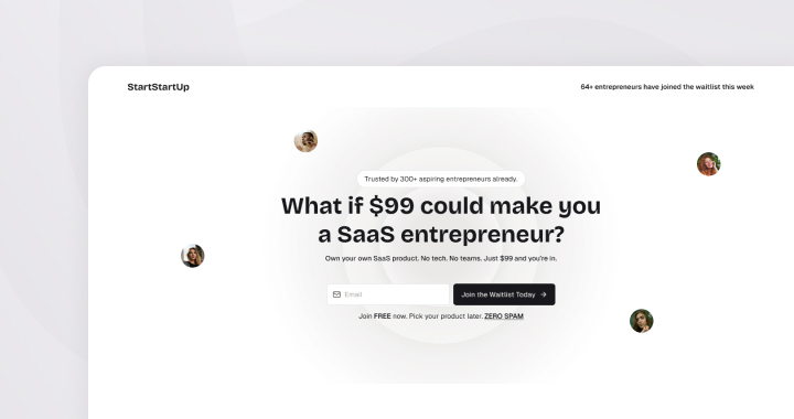 SaaS landing page conversion optimization teardown showing psychological triggers and conversion elements that generated 300+ pre-launch signups